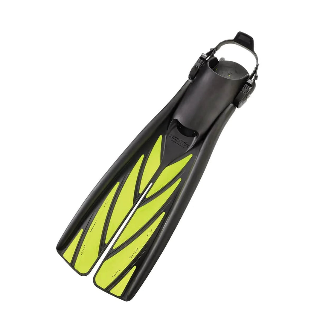 Atomic Aquatics Open Heel SplitFin Yellow Large (New)