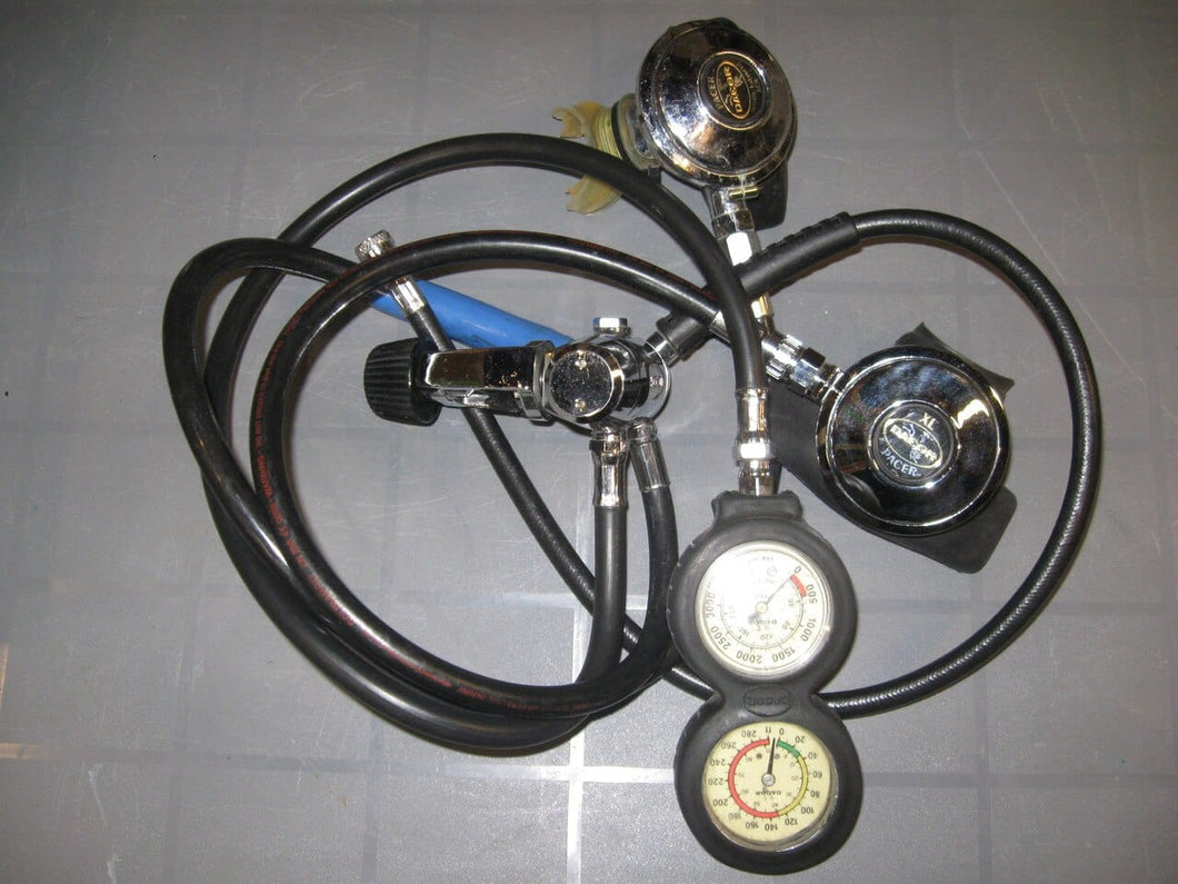 CLEARANCE! Dacor 960 Regulator w- Dacor Pacer Octo and Dacor Gauges (Used)